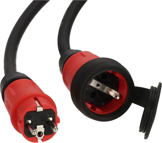 Brennenstuhl Waterproof Extension Cable Cord 3 x 2.5mm²/10m Black