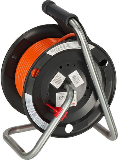 Brennenstuhl Waterproof Extension Reel Cord Black
