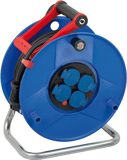 Brennenstuhl Garant 1 Platz mit Kabel 25m Wasserdicht Blau
