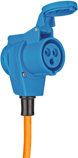 Brennenstuhl Удължителен кабел на ролка с кабел 25м Waterproof Черен
