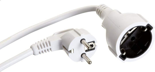 Bachmann 1 Platz mit Kabel 5m Durchmesser 3 x 1.5mm² Weiß
