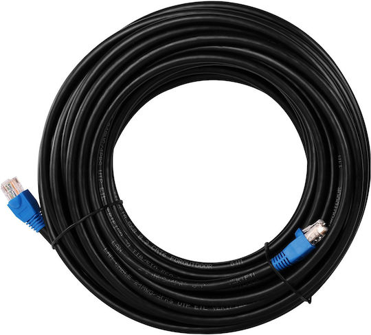Goobay U/UTP Cat.6 (Gigabit) Cablu De Rețea Ethernet 60m Negru