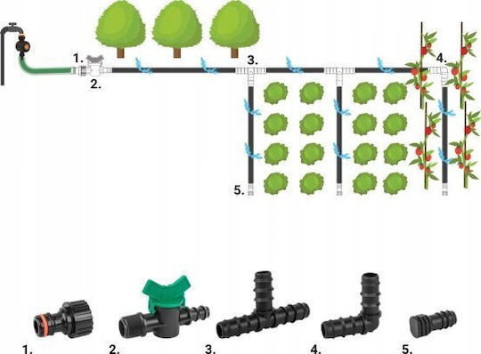 Set Accessories 16mm Drip Line 27pcs