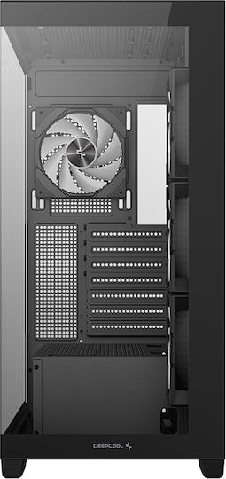Deepcool CG580 4F Gaming Midi Tower Κουτί Υπολογιστή με Πλαϊνό Παράθυρο και ARGB Φωτισμό Μαύρο
