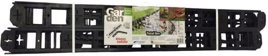 Lawn Edging Plastic 28 Anchor Stakes 8 M