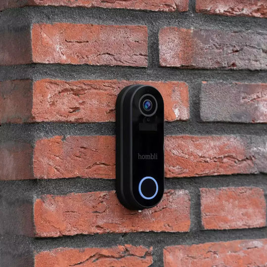 Hombli Wireless Door Bell Compatible with Alexa Black