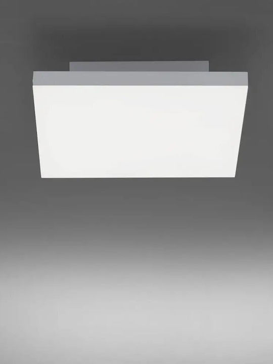 Paul Neuhaus Canvas Pătrat În aer liber Panou LED Putere 20W cu Bianco reglabil Lumini cu control de la distanță 29.5x29.5cm.