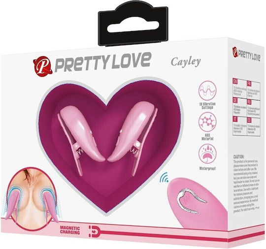 Pretty Love Cailey Щипки за Зърна в Розов Цвят