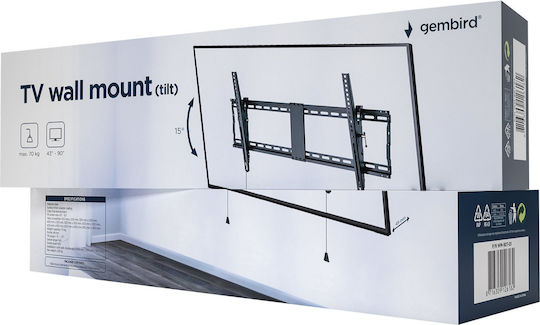 Gembird WM-90T-01 Βάση Τηλεόρασης Τοίχου έως 70kg