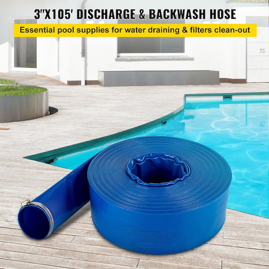 Vevor Irrigation Hose Ø76mm 32.004m YCFC3X100PVC284AUV0