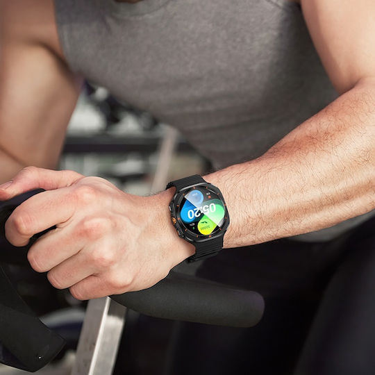 Hoco Y29 Call Aluminium 49mm Smartwatch (Μαύρο)