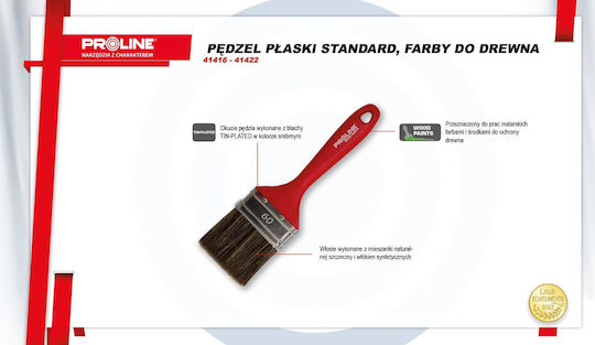 Proline Paint Brush Straight 20mm 1pcs