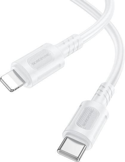 Borofone USB-C to Lightning Cable 27W White 1m