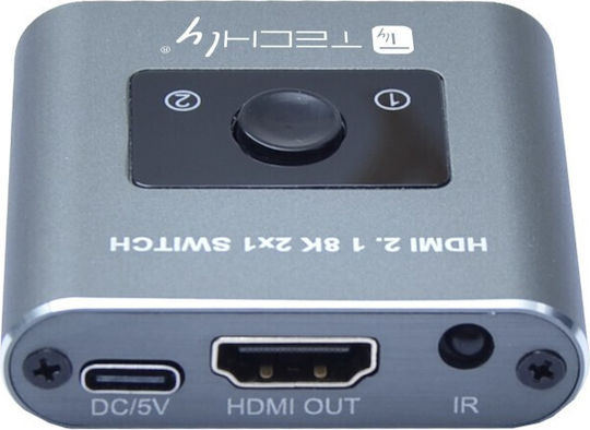 Techly Idata HDMI Switch IDATA HDMI-2128KT