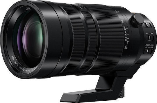 Panasonic Cadru complet Obiectiv Foto Leica DG Vario-Elmar 100-400mm f/4-6.3 II ASPH. POWER O.I.S. Teleobiectiv pentru Montura Micro Patru Treimi (MFT) Black