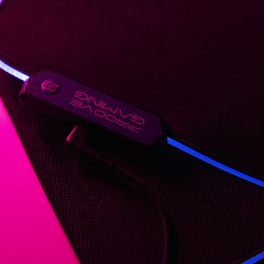 Proove Proove Gaming Mouse Pad XXL (800mm) με RGB Φωτισμό μέσω USB Μαύρο