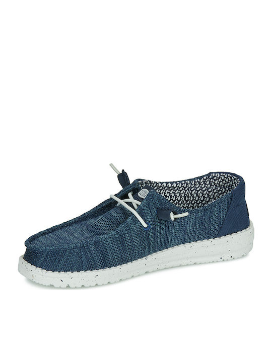Wendy Women's Moccasins in Blue Color