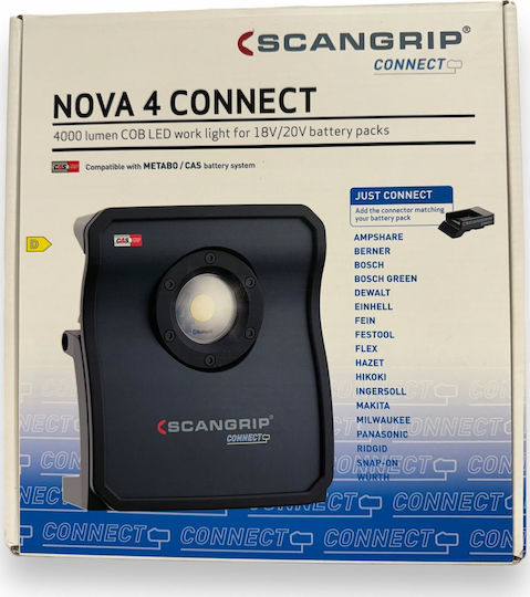 Scangrip Arbeitsbeleuchtung LED IP65 mit einer Helligkeit von bis zu 4000lm