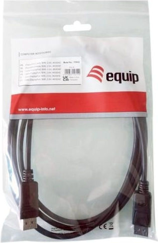Equip Kabel DisplayPort-Stecker - DisplayPort-Stecker 2m Schwarz (119332)
