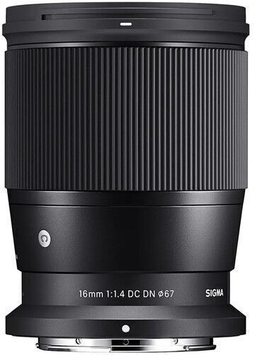 Sigma Crop Φωτογραφικός Φακός 16mm f/1.4 DC DN Contemporary Wide Angle για Canon RF Mount Μαύρος