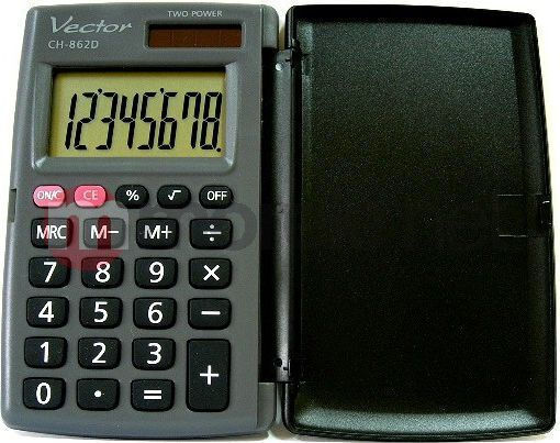 Vector Αριθμομηχανή σε Γκρι Χρώμα