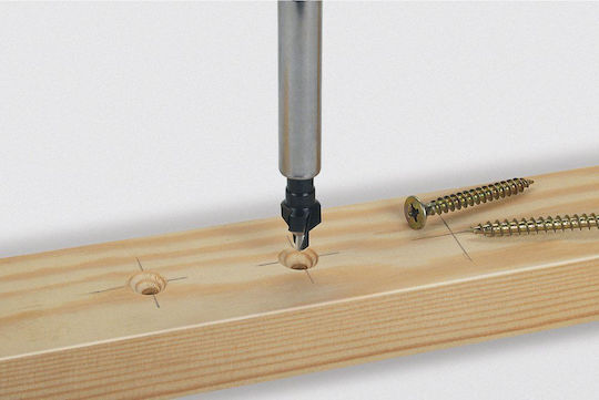 Wolfcraft Φρέζα για Μέταλλο \ Ξύλο \ Πλαστικό 8mm