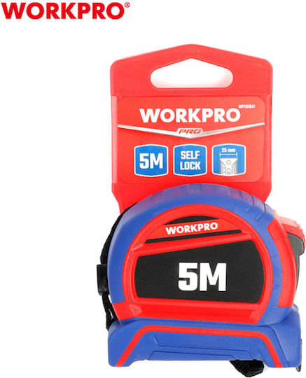 WorkPro Μετροταινία με Μαγνήτη 25mm x 5m
