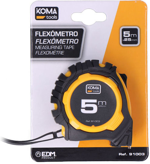 EDM Grupo Μετροταινία με Αυτόματη Επαναφορά 25mm x 5m