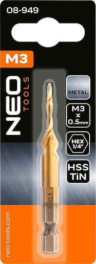 Neo Tools M 3 X Κολαούζο HSS 1/4"