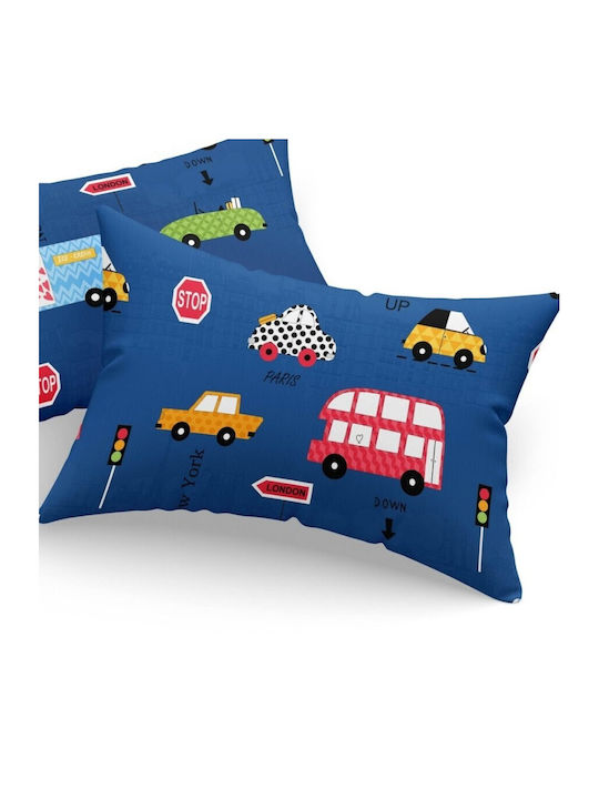 Eponj Home Kids Pillowcase Set 50x70cm Blue