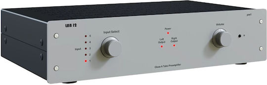Lab12 pre1 Λαμπάτος Προενισχυτής Hi-Fi Stereo Ασημί