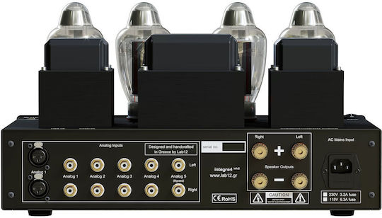 Lab12 integre4 KT150 Rohr Integriert Hi-Fi-Verstärker Stereo Silber