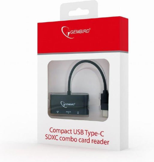 Gembird Card Reader USB 3.1 Type-C για SD