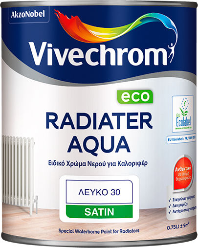 Vivechrom Culoare Radiator pentru apă Radiater Aqua 2.5lt Alb Strălucitor