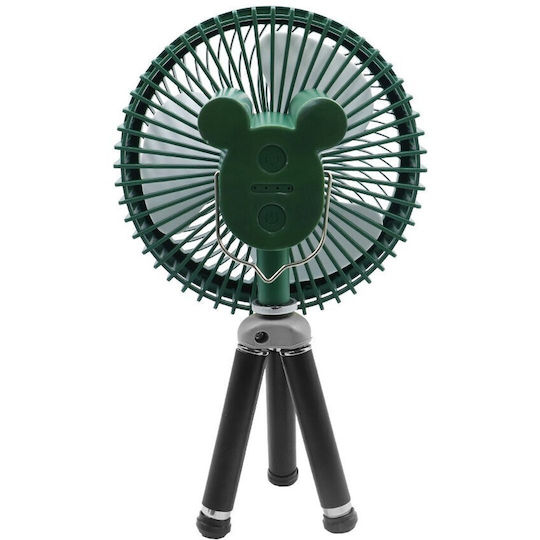 Factory Ventilator USB Reîncărcabil 5W Verde YS-2273