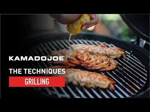 Kamado Joe Classic II Ceramics Charcoal Grill Kamado with Lid, Thermometer and Smoker 46cmx46cm