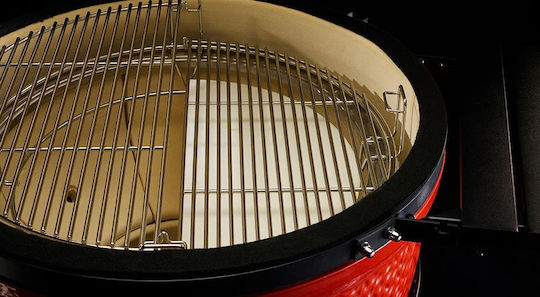 Kamado Joe Keramik Holzkohlegrill Kamado mit Deckel, Thermometer und Räuchergerät 71.6cmx71.6cm