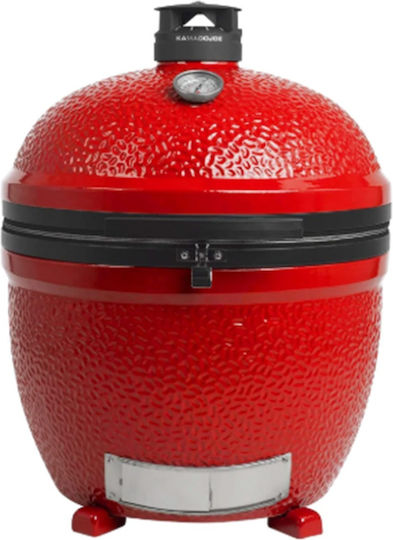 Kamado Joe Keramik Holzkohlegrill Kamado mit Deckel, Thermometer und Räuchergerät 71.6cmx71.6cm