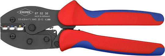Knipex Preciforce Πρέσα Ακροδεκτών Διατομής 0.5 - 6mm² (Μήκος 220mm)