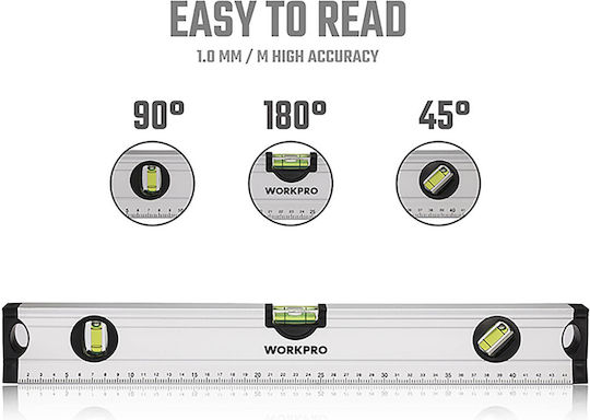 WorkPro WP262002 Αλφάδι Αλουμινίου 45εκ.