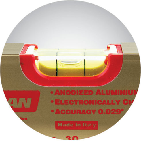 Benman L23 70613 Wasserwaage Aluminium 60cm mit 3 Augen