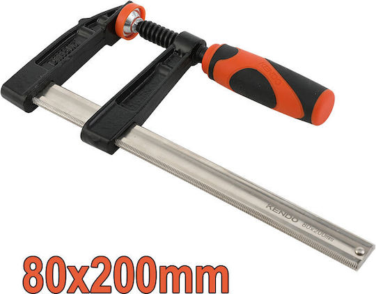 Kendo 40410 Clește Tip "F" cu Deschidere Maximă 200mm