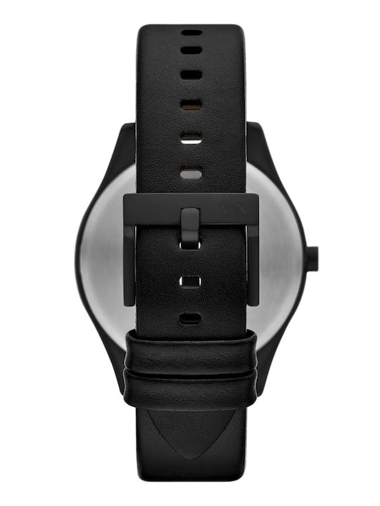 Armani Exchange Ceas Baterie cu Curea de piele Armani Exchange Ceas Baterie cu Curea de piele