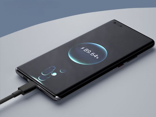 Verk Group Редовна USB към Lightning / Type-C Кабел Черен 1м