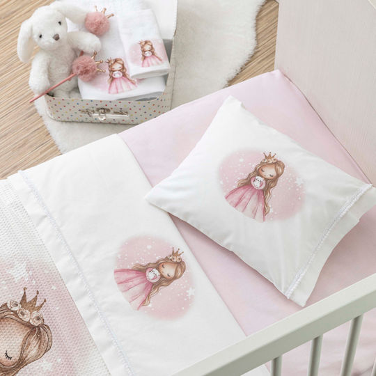 Borea Little Queen Seturi de cearșafuri pentru bebeluși Pentru Patut Bumbac 120x160buc 3buc Borea Little Queen Seturi de cearșafuri pentru bebeluși Pentru Patut Bumbac 120x160buc 3buc