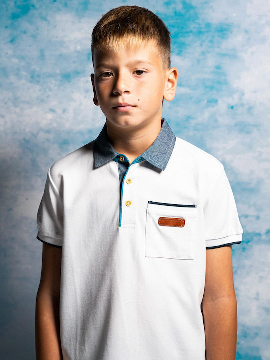 Kids' Polo Short Sleeve White
