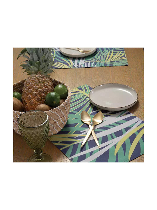 Nef-Nef Homeware Σουπλά Υφασμάτινο Πράσινο 48x33cm Nef-Nef Homeware Σουπλά Υφασμάτινο Πράσινο 48x33cm