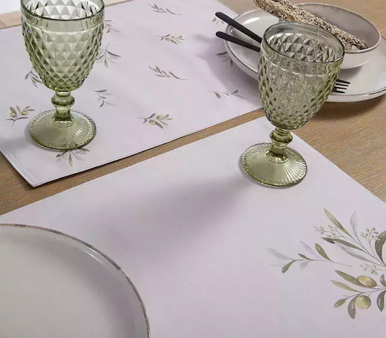 Nef-Nef Homeware Сервизи за маса Текстил Бял 48x33см 1бр
