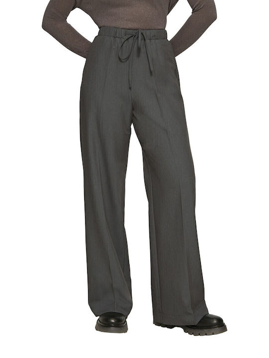 Damen Stoff Hose Gray