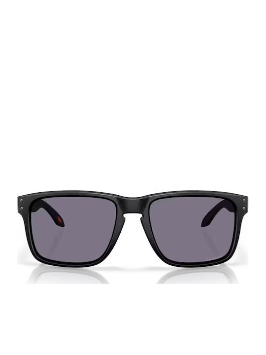 Oakley Holbrook XXL Herren Sonnenbrille mit Schwarz Kunststoff Gestell und Gray Linse